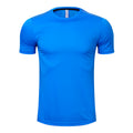 Men’s Quick drying T-shirt short sleeved shirt running sports Blue T-Shirt