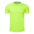 Men’s Quick drying T-shirt short sleeved shirt running sports Fluorescent green T-Shirt